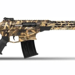 Derya Mk-12 As-160K kamuflaj desenli 12 kalibre yarı otomatik şarjörlü av tüfeği.