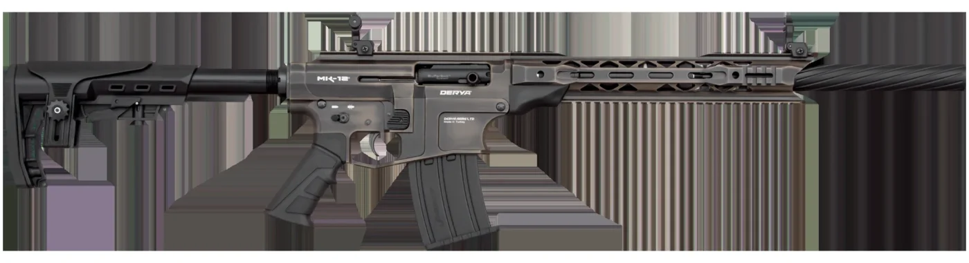 Derya Mk-12 S-102Se 12 Kalibre yarı otomatik şarjörlü av tüfeği, taktik atış ve domuz avı.