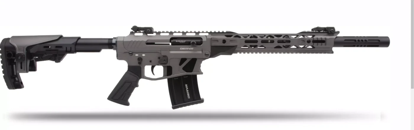 Derya MK-20 ES-210SF 20 kalibre yarı otomatik şarjörlü taktik av tüfeği tungsten modeli.