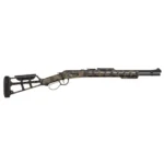 Kamuflaj desenli Hugtek Lvrtx Tactical 36 Kalibre lever action yivsiz av tüfeği.