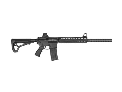 Husan Arms M71 HMF3601 36 Kalibre yarı otomatik siyah şarjörlü taktik av tüfeği.