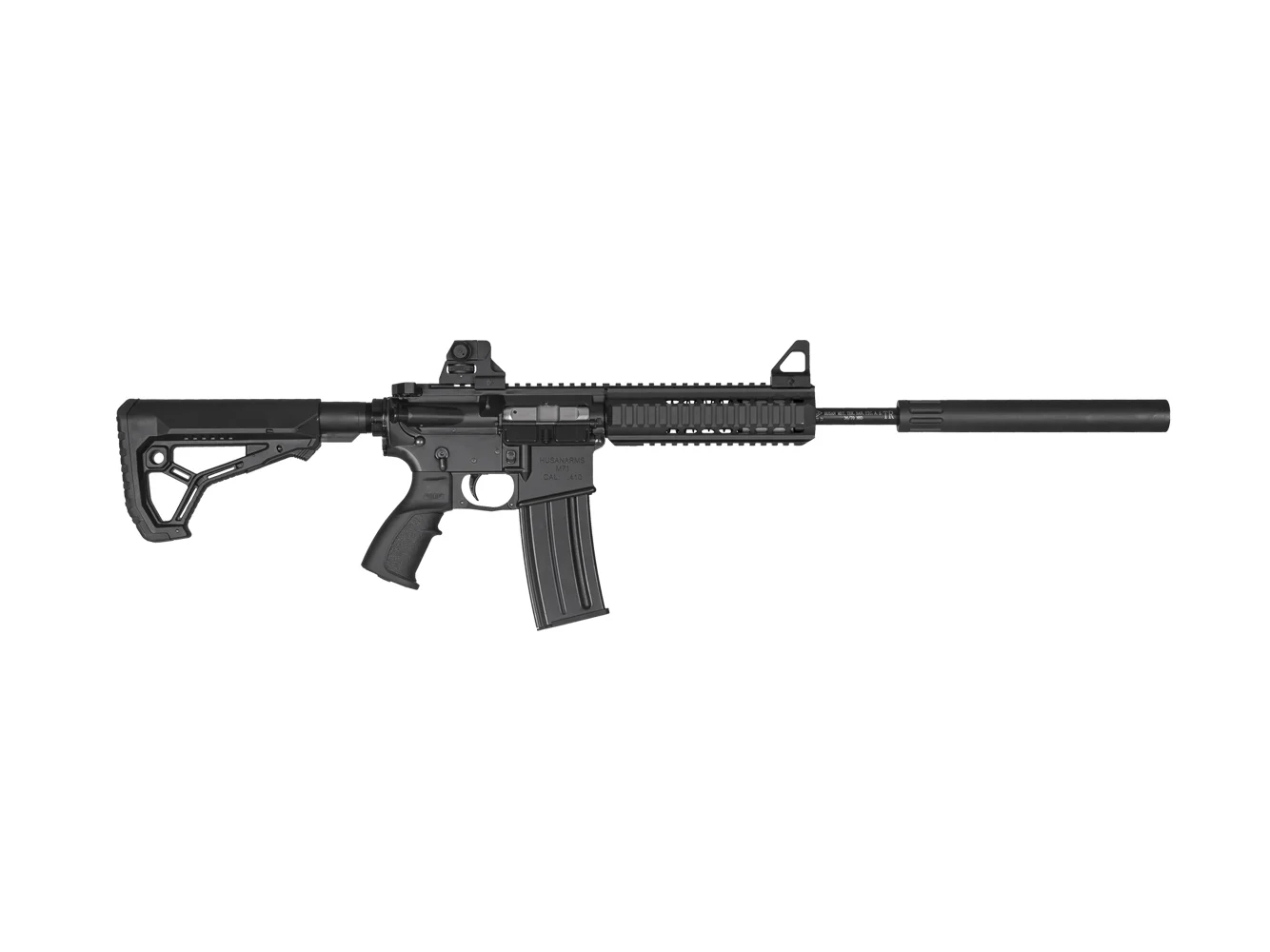 Husan M71 36 Kalibre Şarjörlü Tüfek Husan Arms M71 HMF3605 36 kalibre şarjörlü yarı otomatik taktik av tüfeği modeli.