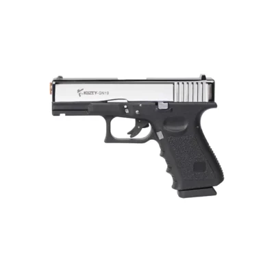 Kuzey GN-19 Krom 9mm yarı otomatik kurusıkı ses tabancası.