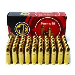 MKE 9x19mm Parabellum tabanca fişeği, 2026 üretimi orijinal mühimmat.