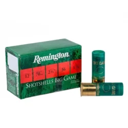 Remington Big Game 12 kalibre 36 gram 27 saçmalı şevrotin av fişeği.