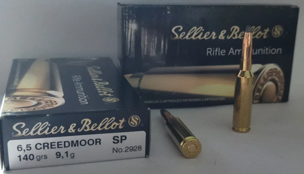 Sellier & Bellot 6.5 Creedmoor Fişek Sellier & Bellot 6.5 Creedmoor SP 140 Grain yüksek tahribatlı yivli tüfek av fişeği