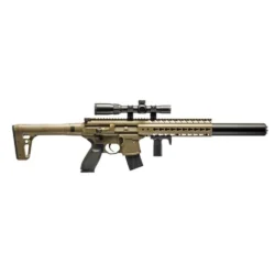 Sig Sauer MCX Gen II yarı otomatik CO2 4.5mm havalı tüfek ve dürbün seti.