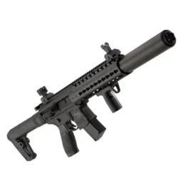 Gerçekçi atış deneyimi sunan Sig Sauer MPX Elite CO2 yarı otomatik 4.5mm havalı tüfek.