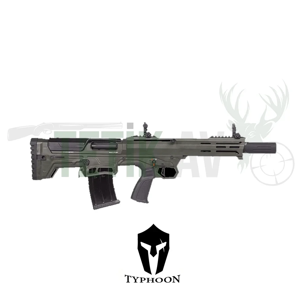 Typhoon Sierra 12 Bullpup OD Green Typhoon Sierra 12 Bullpup OD Green 12 Kalibre şarjörlü yarı otomatik taktik av tüfeği.