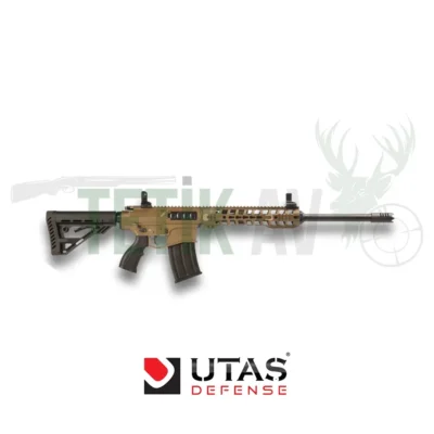 Utaş XTR-12 Burnt Bronz 12 Kalibre şarjörlü yarı otomatik taktik av tüfeği.