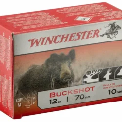 Winchester 12 kalibre 12 pellets şevrotin domuz avı ve savunma fişeği