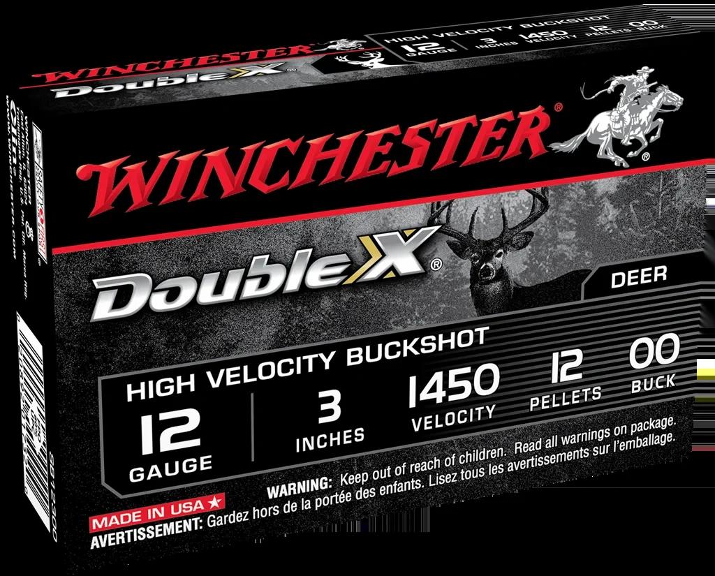 Winchester 12 Kalibre Şevrotin Av Fişeği Winchester Double-X 12 Kalibre 12 bilyeli magnum şevrotin domuz avı ve savunma fişeği.