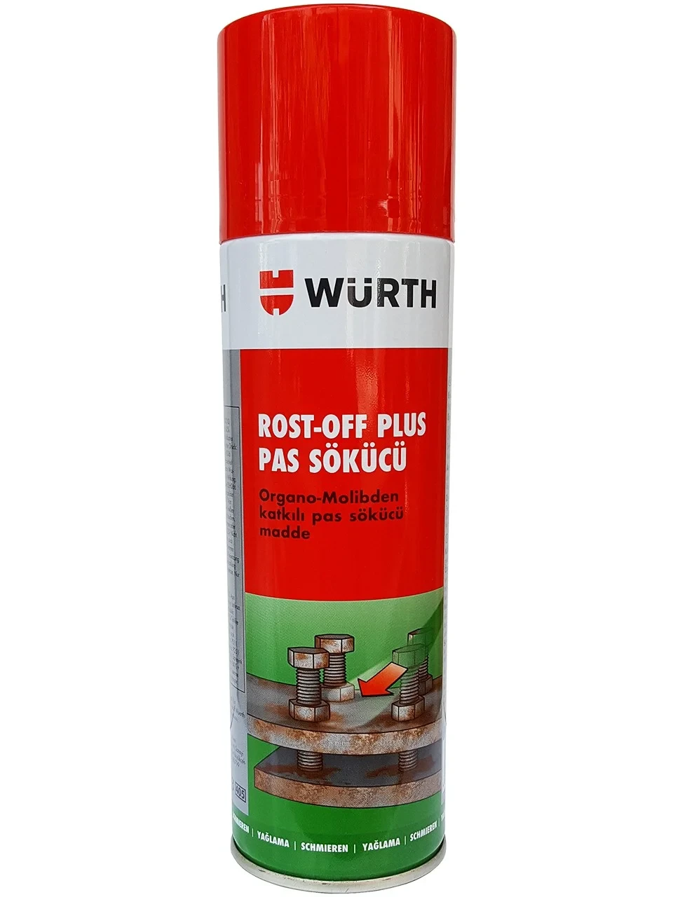 Würth Rost-Off Plus Pas Sökücü Würth Rost-off Plus 300 ml pas sökücü ve silah bakım spreyi.