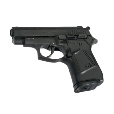 Zoraki 914 9mm yarı otomatik kurusıkı ses tabancası mat siyah renk varyasyonu.