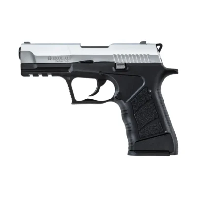 Ekol Alp 9mm kurusıkı ses tabancası beyaz üst kızaklı taktik model.