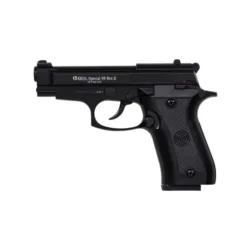 Ekol Aras Compact 9mm yarı otomatik siyah kurusıkı ses tabancası.