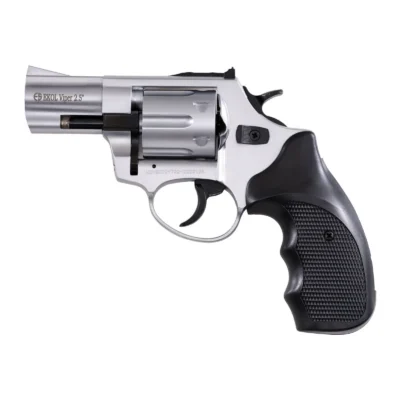 Ekol Viper 2.5 inç 9mm toplu kurusıkı ses tabancası mat beyaz renk varyasyonu.