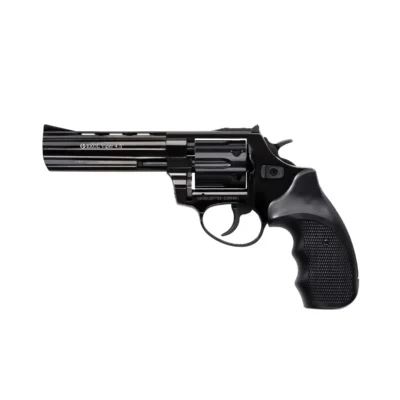 Parlak siyah Ekol Viper 3 inç 9mm toplu kurusıkı tabanca.