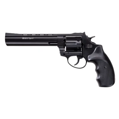 Ekol Viper 6 inç 9mm mat siyah toplu kurusıkı ses tabancası modeli.