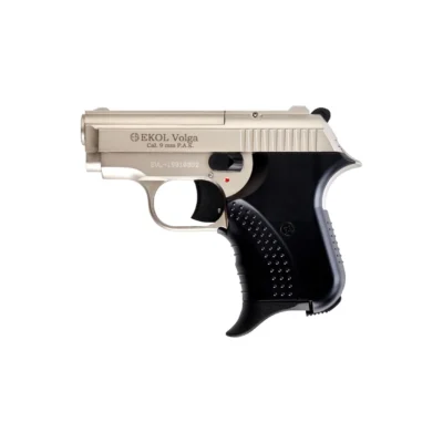 Ekol Volga 9mm mini kurusıkı ses tabancası saten modeli ve fiyatları.