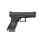 AW Custom Glock 17 HEX-CUT Siyah Airsoft Tabanca