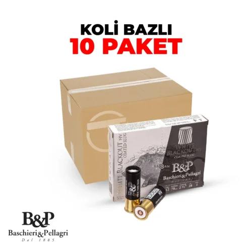 B&P Big Game Palla White Blackout HV Tek Kurşun 12 Kalibre Koli Bazlı Av Fişekleri
