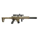 Sig Sauer MCX GEN II Çöl Yarı Otomatik CO2 Havalı Tüfek & 1-4×24 Dürbün Set