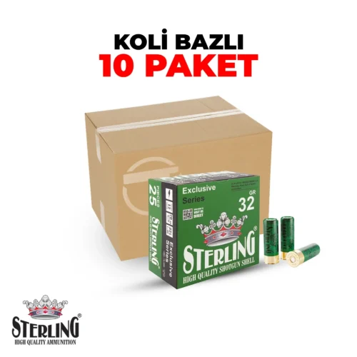 Sterling 12 Cal 32 Gr Saçma Koli Bazlı Av Fişekleri