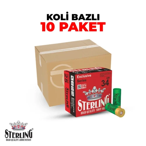 Sterling 12 CAL 34 GR Koli Bazlı Av Fişekleri