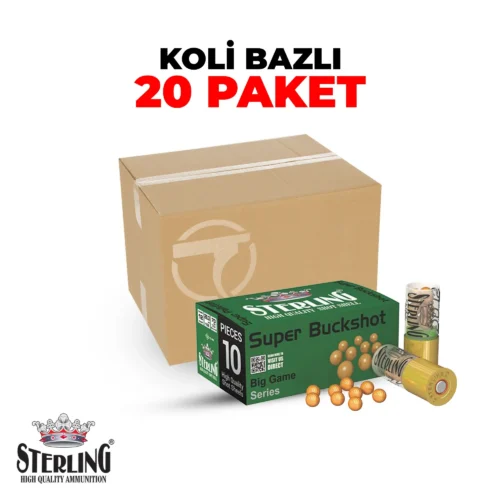 Sterling 12 Cal Super Bakır Şavrotin Koli Bazlı Av Fişeği