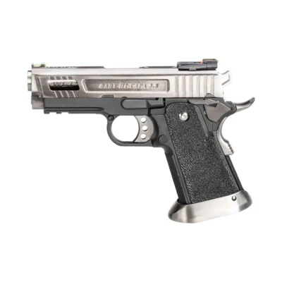 We Hi-Capa 3.8″ Velociraptor Silver GBB Airsoft Tabanca