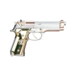 We M92F Calico Jack Full Metal Altın Gümüş GBB Airsoft Tabanca