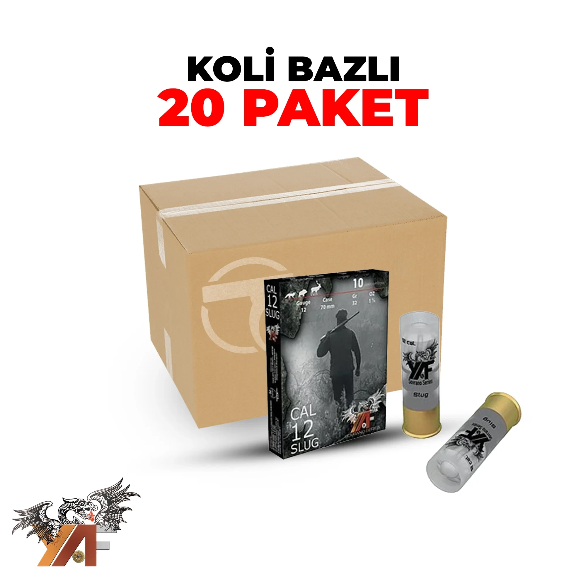 Yaf 12 Cal 32 Gr Tek Kurşun Av Fişeği - Koli Bazlı Av Fişekleri Yaf 12 Cal 32 Gr Tek Kurşun Av Fişeği - Koli Bazlı Av Fişekleri