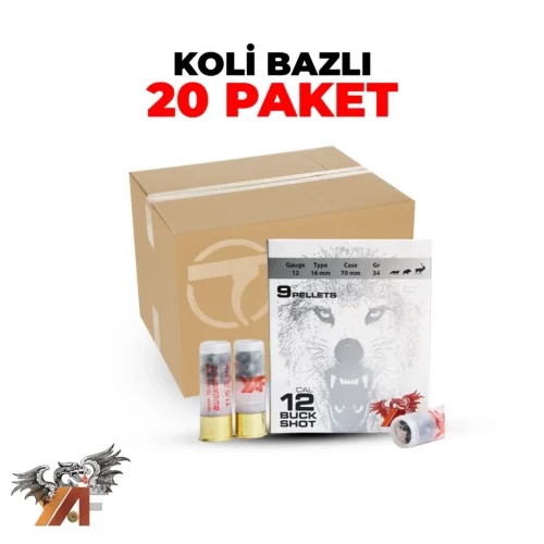 Yaf 12 Cal 9 lu Şavrotin - Koli Bazlı Av Fişekleri