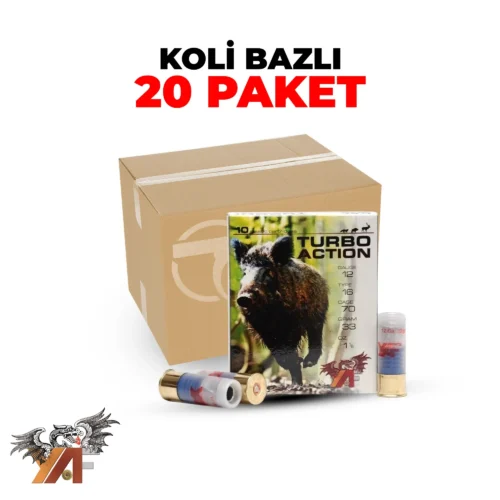 Yaf 12 Cal Turbo Action Tek Kurşun - Koli Bazlı Av Fişekleri